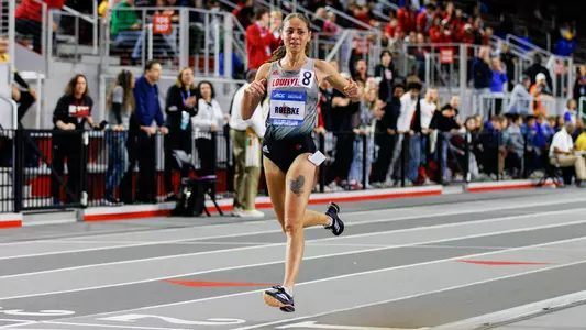 Layla Roebke finished as the runner-up in the women's 5000m at the 2025 ACC Indoor Championships.