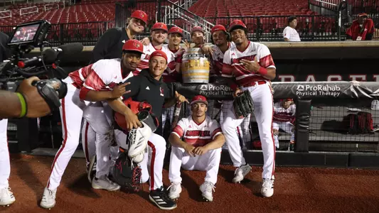 The Cardinals after winning the Battle of the Barrel.
