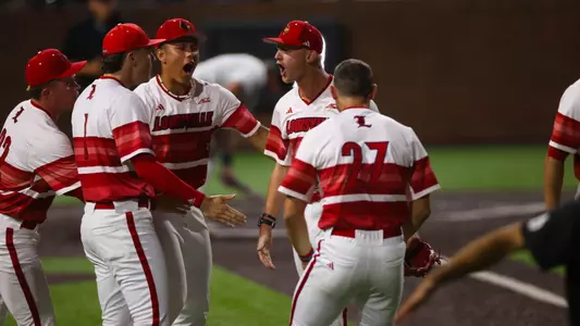 Justin West celebrates against Vanderbilt.