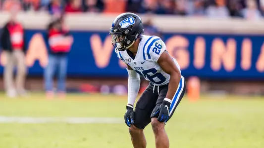 Michael Carter II in coverage at Virginia