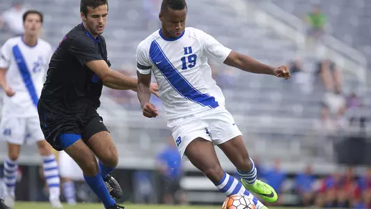 Jeremy Ebobisse Dribbles Against a Defender