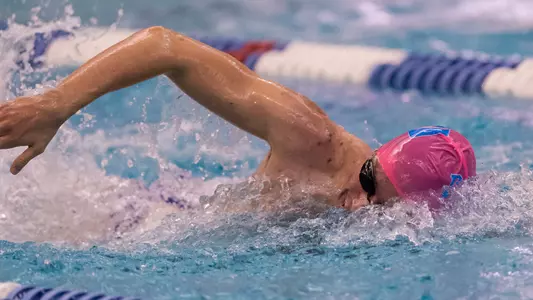 Zach Washart swimming