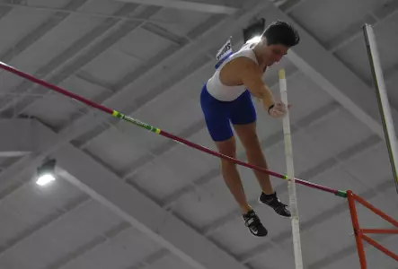 Athletes compete during the 2019 ACC Indoor Track and Field Championships in Blacksburg, Va., Saturday Feb. 23, 2019. (Photo by Michael Shroyer, the ACC)