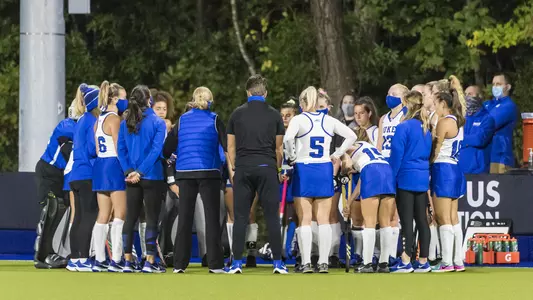 Duke Field Hockey, huddle
