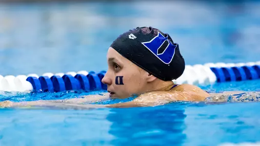 Alyssa Marsh cooling down after a meet