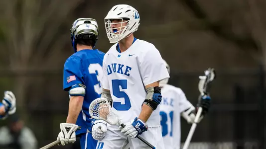 Cameron Badour dodges against Air Force