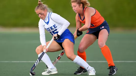 Josie Varney dribbles against Syracuse in ACC Championship
