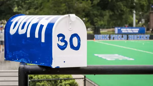 Duke field hockey mailbox