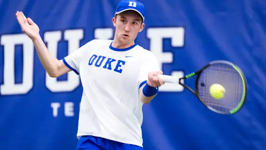 Andrew Dale clinched the match for Duke against Boston College on Friday