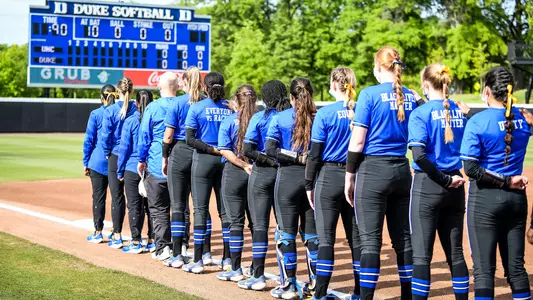 Duke softball lineup