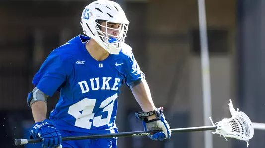 Duke Men’s Lacrosse takes on the University of Pennsylvania Quakers at Matthews Sportsplex in Matthews, North Carolina on February 22, 2020.