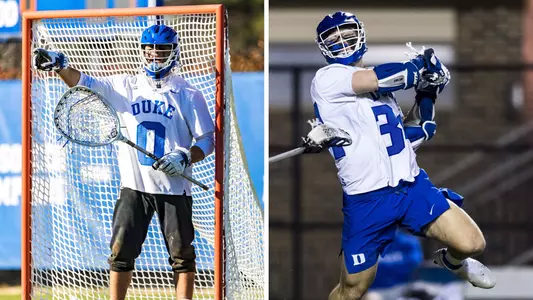 Mike Adler and Brennan O'Neill as ACC Players of the Week