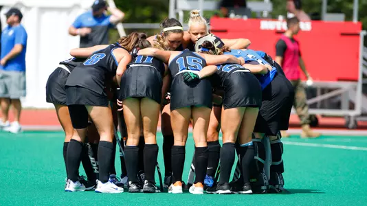 Field Hockey Huddle prior to Saint Joseph's game