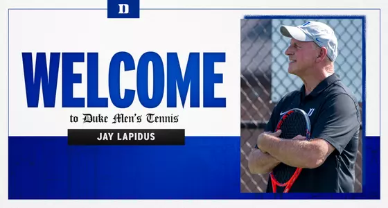 Former Duke men's tennis head coach and six-time ACC Coach of the Year Jay Lapidus makes his way back to the court to serve in a new role as an assistant coach for Duke tennis. 