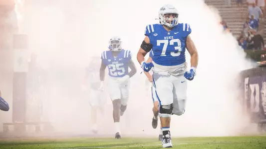 Jack Purcell runs on the field.