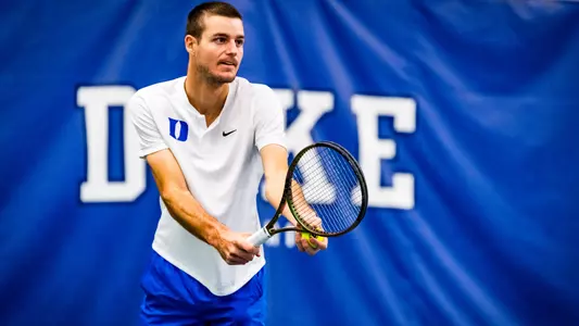 Connor Krug battles against MTSU