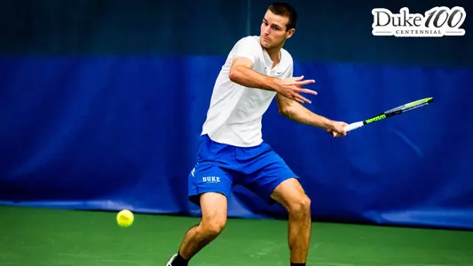 No. 15 Duke men's tennis hosts Yale and No. 11 Kentucky for two additional out-of-conference matches inside Sheffield Indoor Tennis Center this weekend.