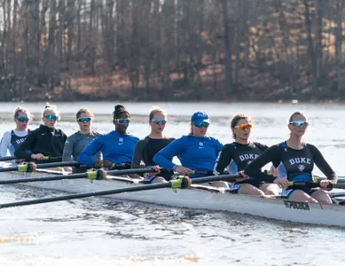 rowing practice lake wheeler second varsity eight 
