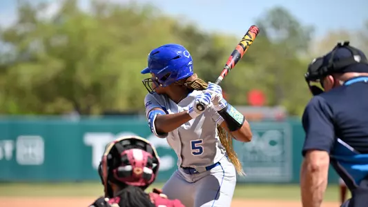 Amiah Burgess batting at FSU Game Two