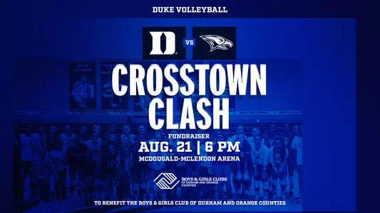 2024 Duke volleyball partners with NC Central for the Battle for Bull City fundraising initiative