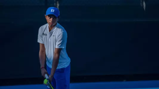 Saahith Jayaraman competes at the ITA All-American Championships in Tulsa, Okla. 