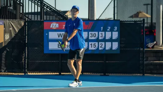 Cooper Williams competes at the ITA All-American Championships