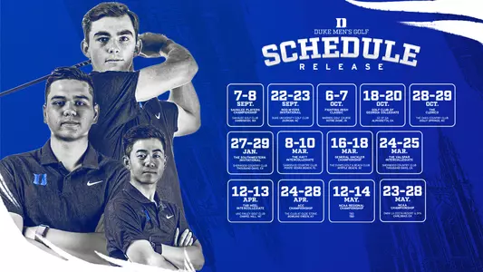 Duke MGOLF Schedule Graphic