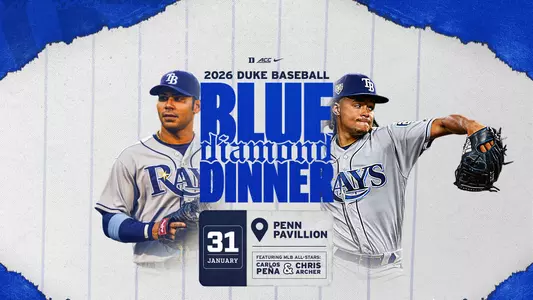 Graphic announcing Blue Diamond Dinner