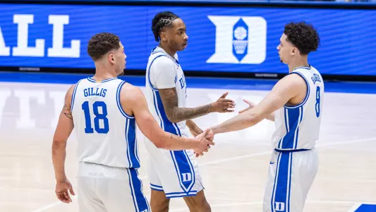 Darren Harris, Mason Gillis and Isaiah Evans against Florida State