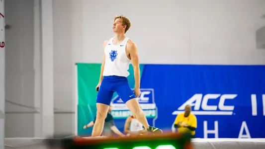 Simen Guttormsen at ACC Indoor Championships