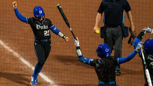 Jada Baker home run vs. Louisville Friday