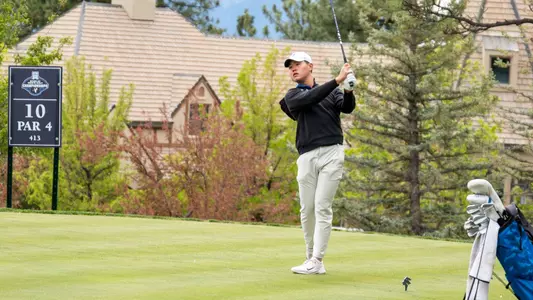 Bryan Kim tees off at Reno Regional