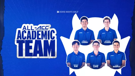 Duke Men's Golf All-ACC Academic