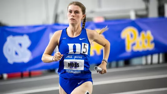 Stephanie Moss competes at 2025 ACC Indoor Championships