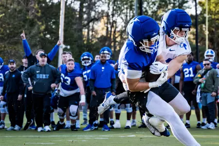 Duke opened spring practice on Thursday, March 19.