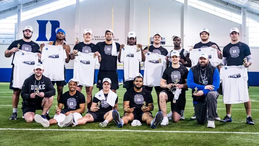 Duke football crowned its 2026 winter champions on March 5.