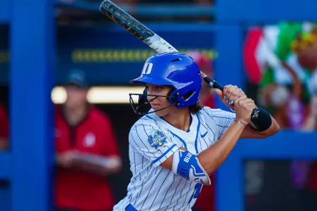 Aminah Vega WCWS at bat