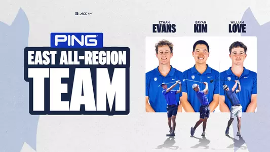 Three Blue Devils Named to PING All-Region Team