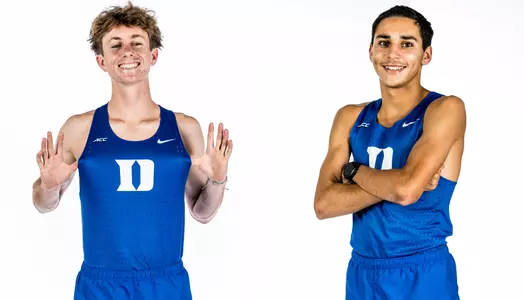 Eli Fitchen-Young and Soheib Dissa posed for photos on a white background