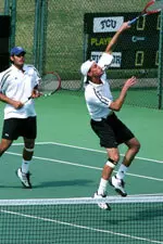 Rafael Abreu and Fabrizio Sestini reached the quarterfinals Thursday at the ITA National Indoors.