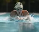 Sophomore Christi Cannon finished in 15th place in the 400-IM for the Frogs.
