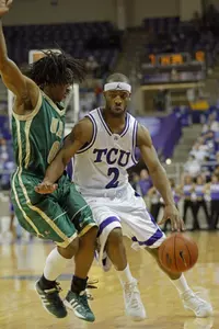 Brent Reese-Hackett and TCU defeating UAB by 11 on Saturday night.