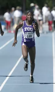 Virgil Hodge will be the lone female Frog competing in two events (100 meters and 200 meters) at the Midwest Regional in Austin this weekend.