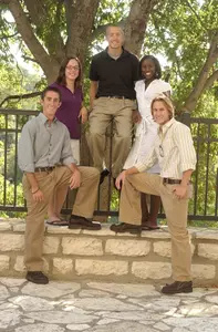 TCU will rely heavily on the senior leadership of (from L-R) Alex Morris, McKale Davis, J.T. Reinert, Calandra Stewart and Brad Maciulweicz.