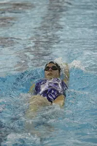 Sophomore Cheryl Townsend will look to contribute in the backstroke and IM events for the Frogs on Friday