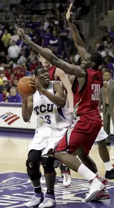 Alvardo Parker notched his first career double-double.