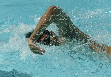 Senior Scott McCracken won two events on Friday to lead the Frogs to a win over Air Force