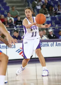 Helen Roden and the Lady Frogs will face Utah at 2 p.m. Sunday.