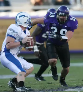 Linebacker Jason Phillips is one of nine returning defensive starters for TCU in 2007.