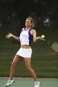Freshman Nina Munch-Soegaard currently leads the team with 13 singles victories